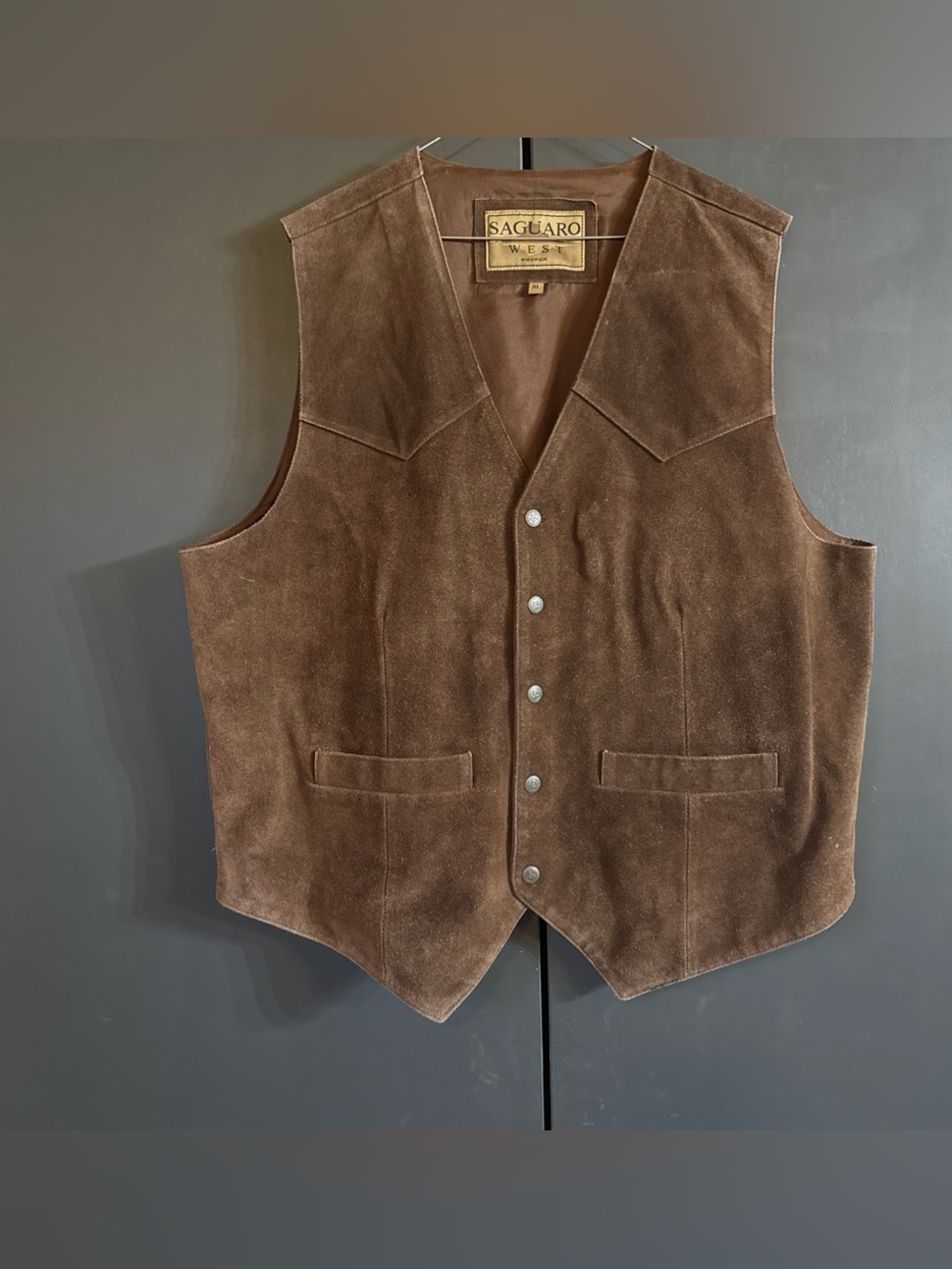 Roper Saguaro West Men’s Leather Vest